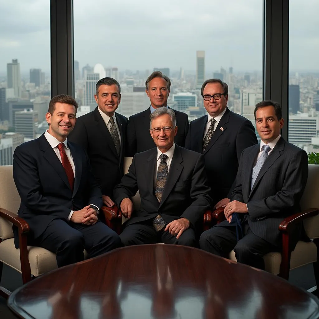 Fundadores de FinArg en la oficina original