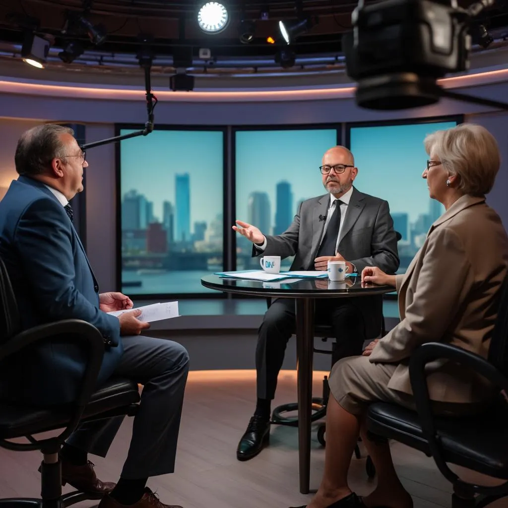 Entrevista en medio financiero